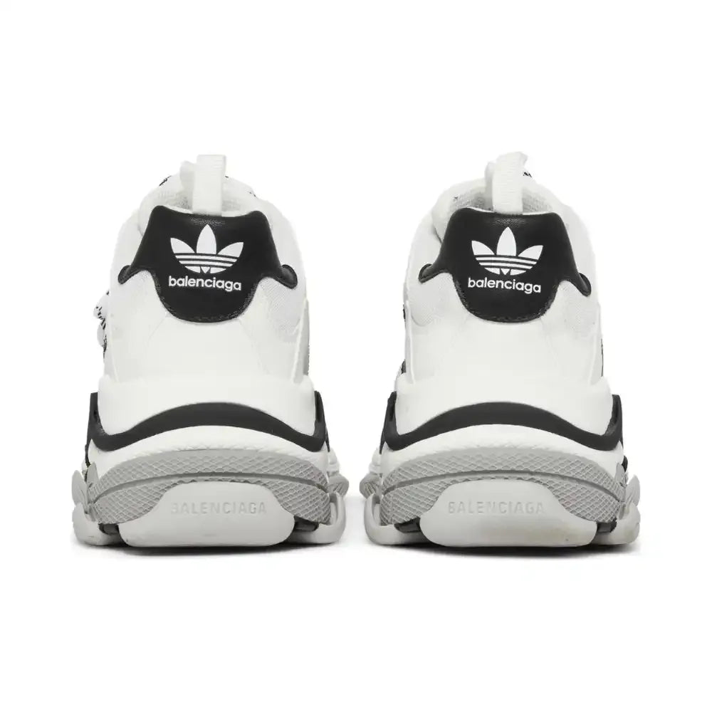 Ad x BAL Triple S - White/Black