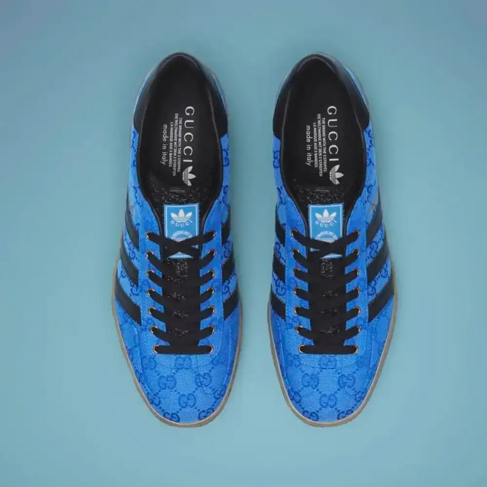 Ad x GC Gazelle GG Canvas - Blue/Black