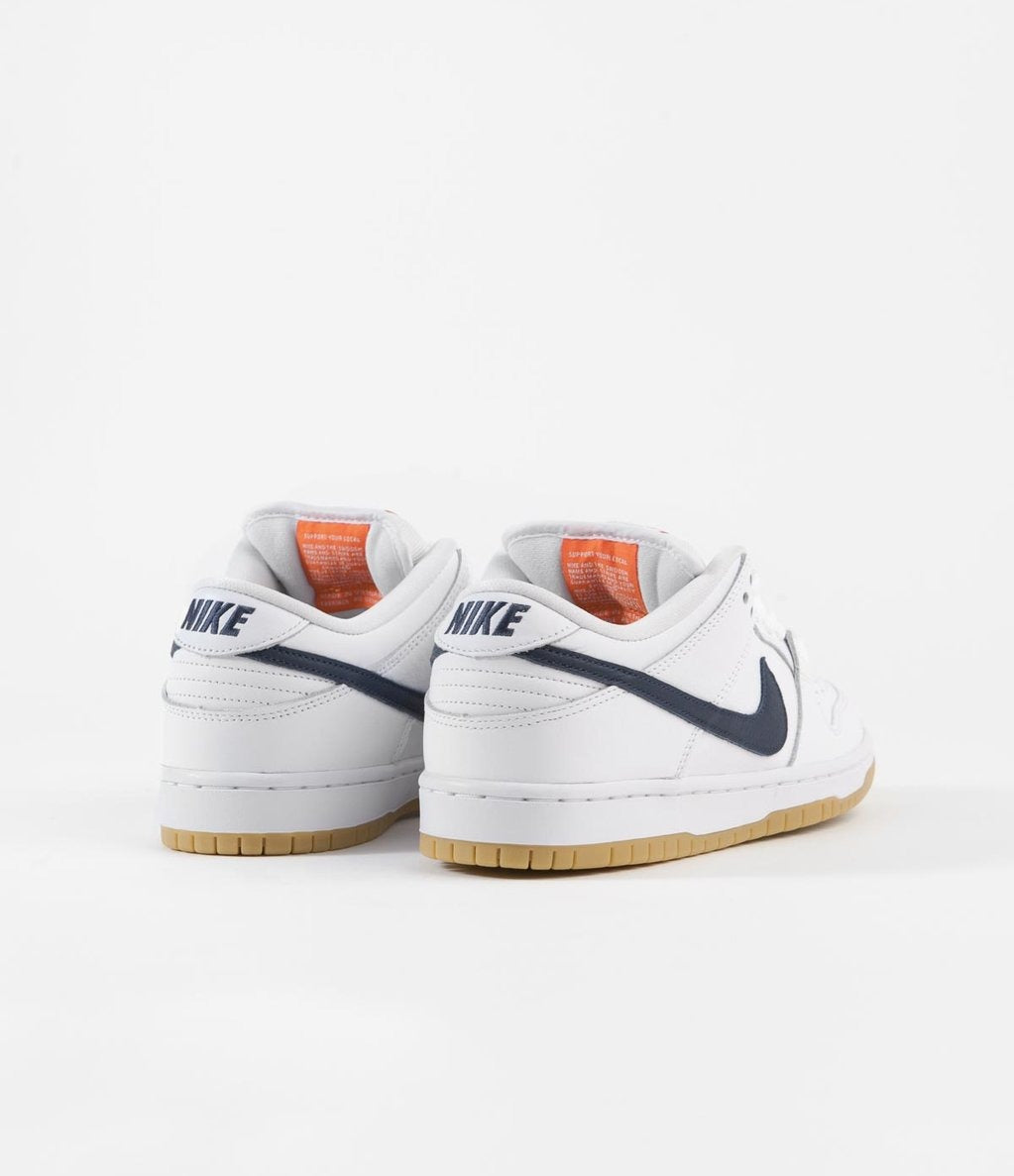 NK Dunk Low - Orange Label White