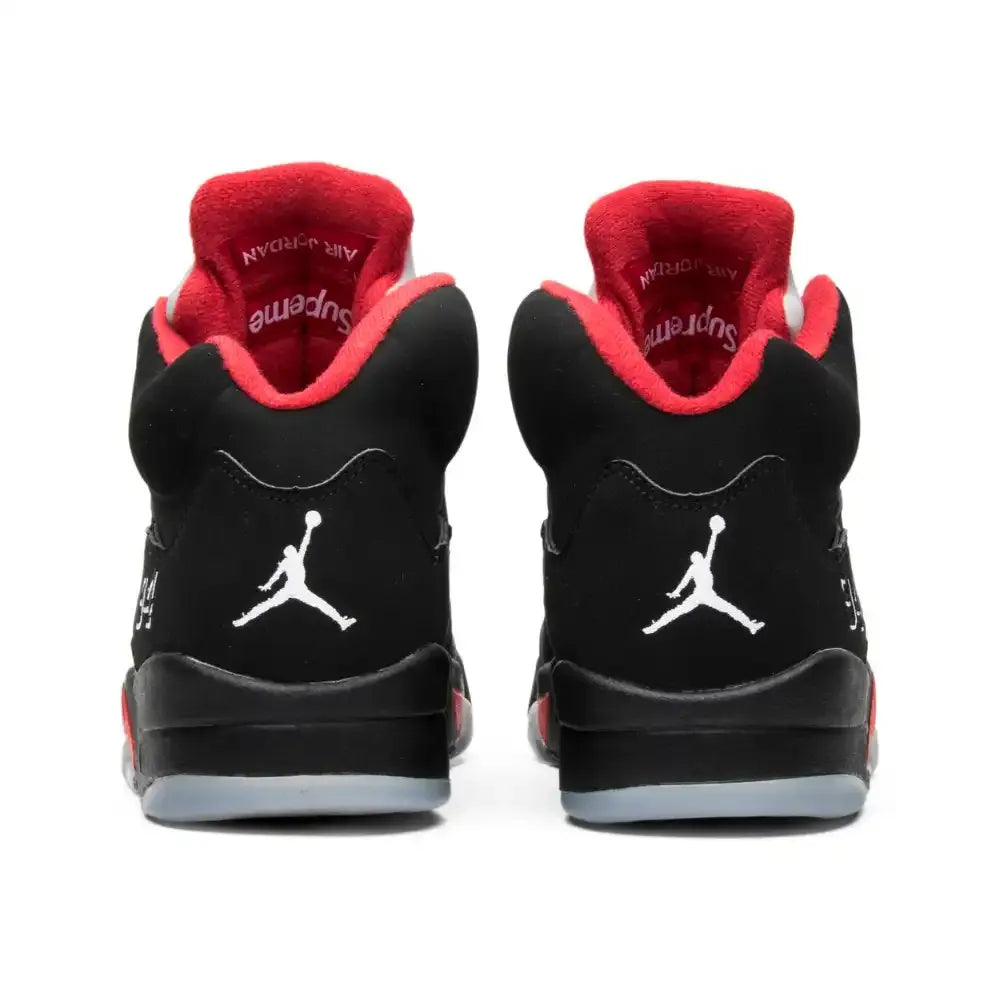 SUP x AJ 5 Retro Black