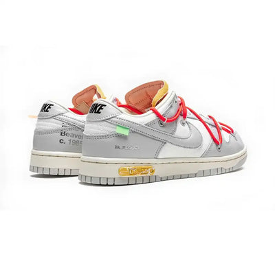 NK Dunk Low Off White Lot 06:50