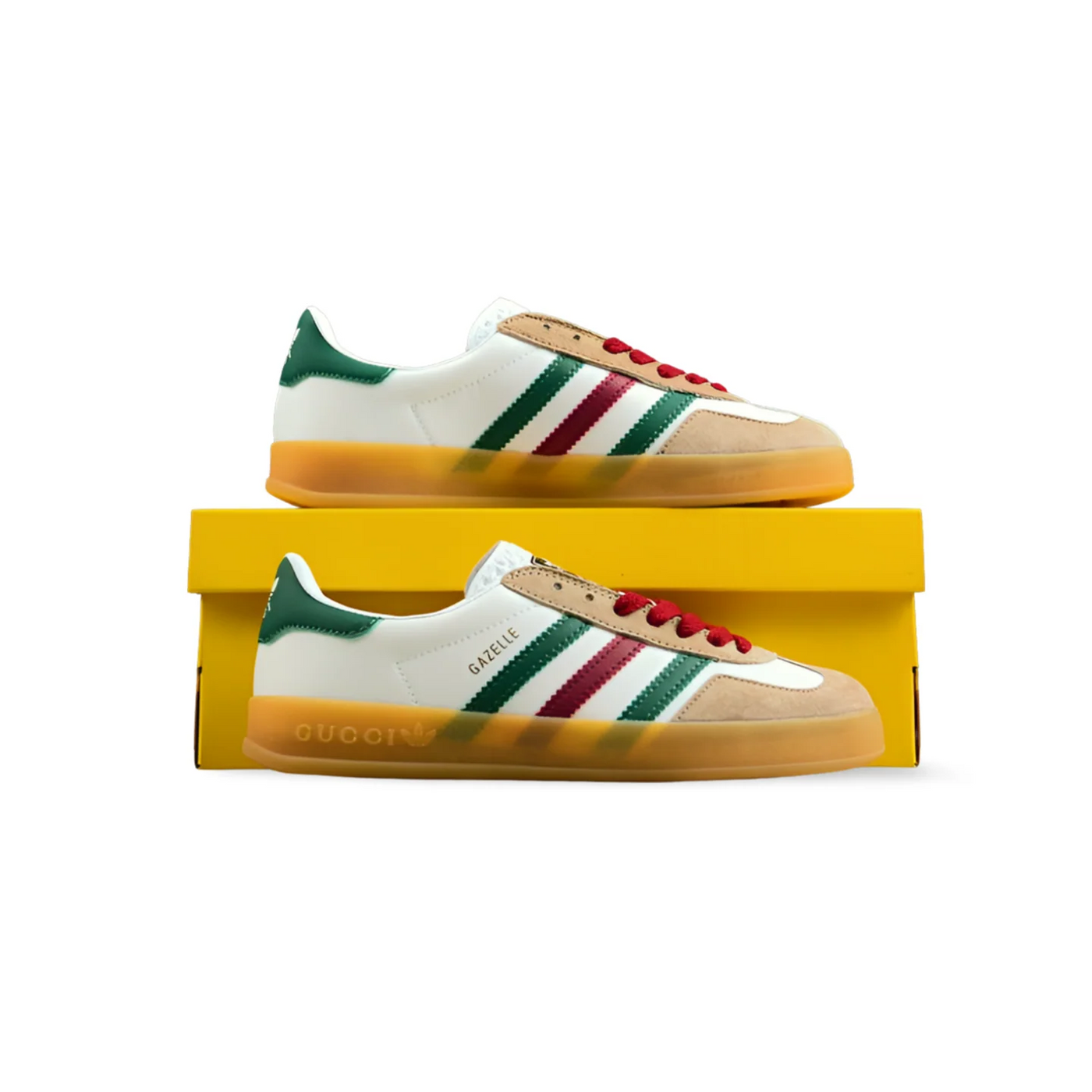 Ad x GC Gazelle – White/Green/Red