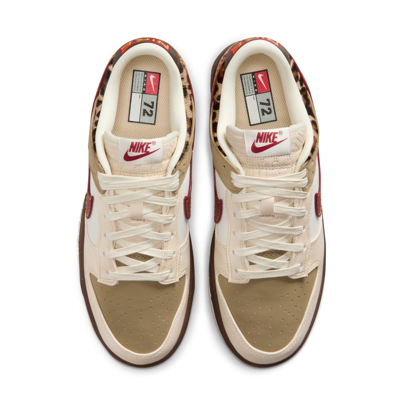 NK Dunk Low - Khaki/Team Red