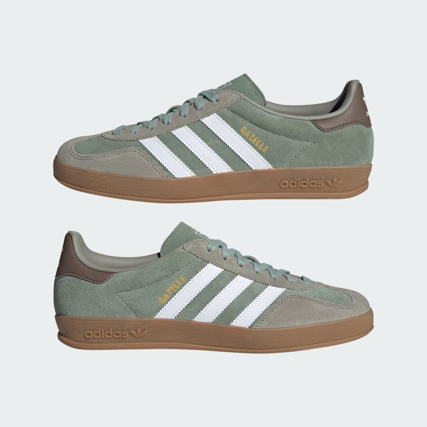 Ad Gazelle Indoor - Silver Pebble/Silver Green/Cloud White