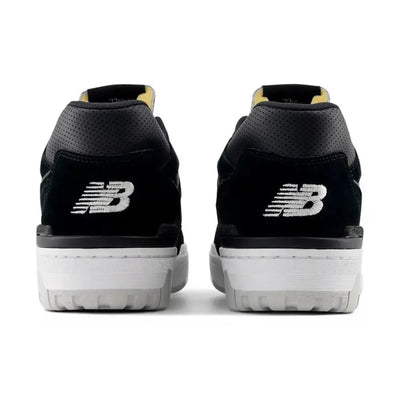 NB 550 Suede Perforated Leather – Black/White