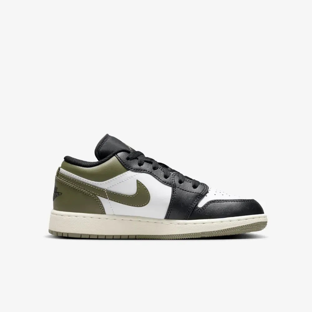 AJ 1 Low GS Black Toe Medium Olive