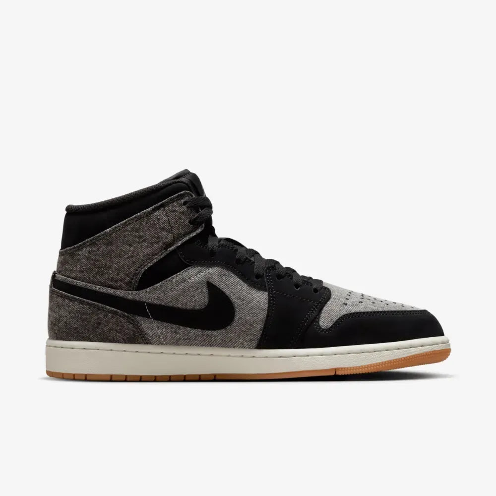 AJ 1 Mid SE Black Denim