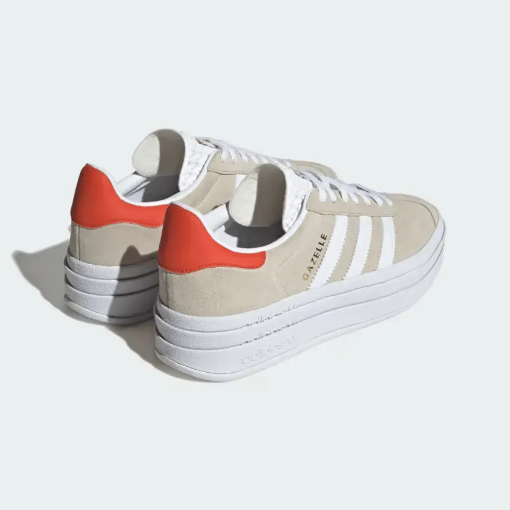 Ad Gazelle Bold - Beige/Cloud White/Collegiate Orange