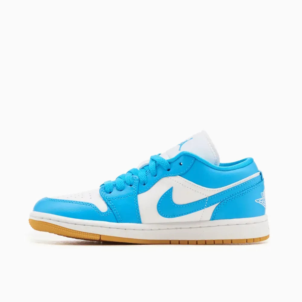 AJ 1 Low White Dark Powder Blue Gum