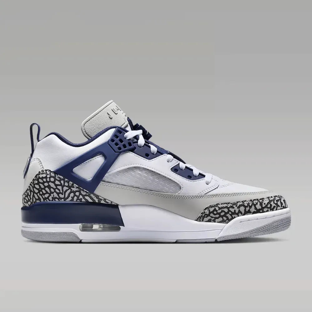 AJ Spizike Low White Neutral Grey Midnight Navy