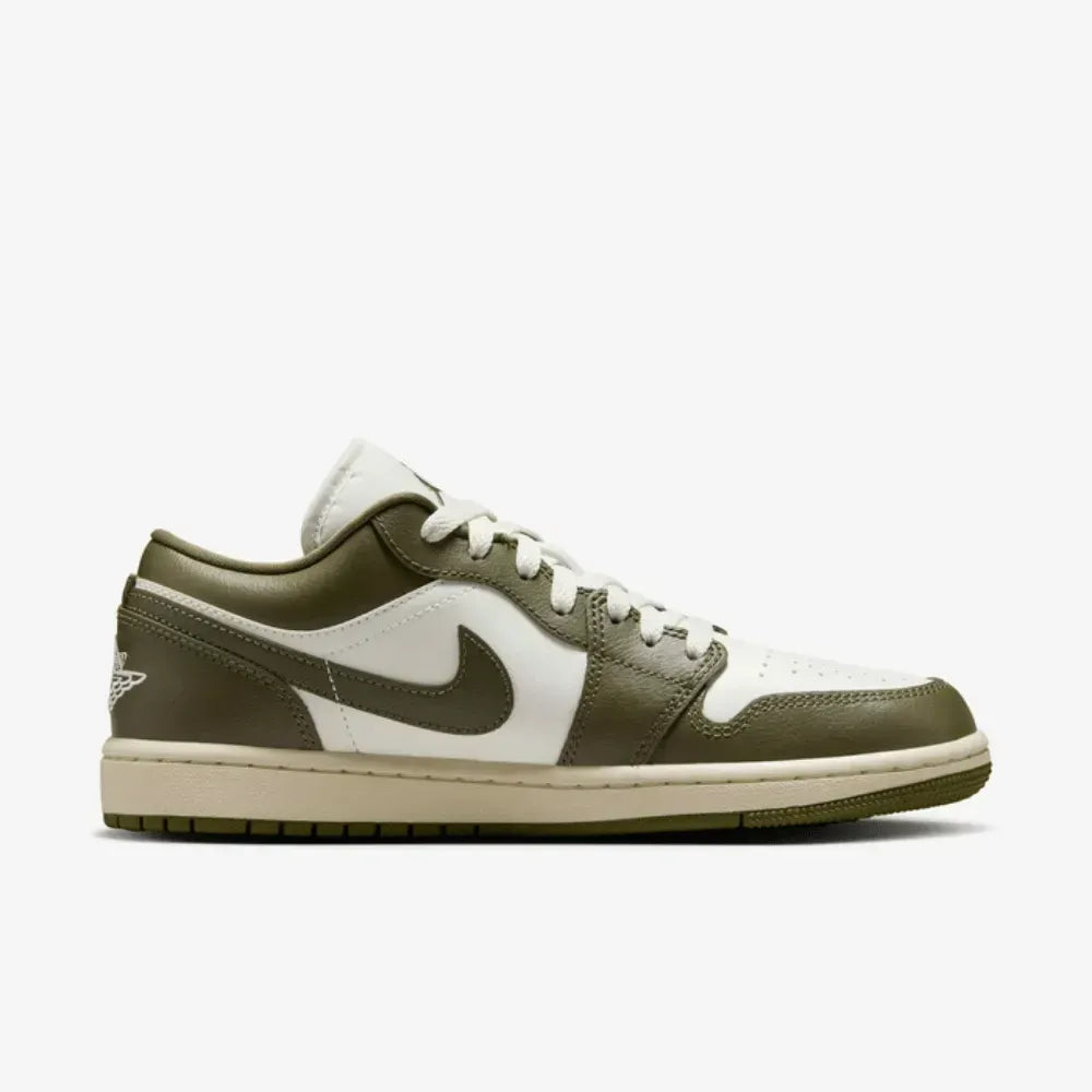 AJ 1 Low Sail Coconut Milk Medium Olive