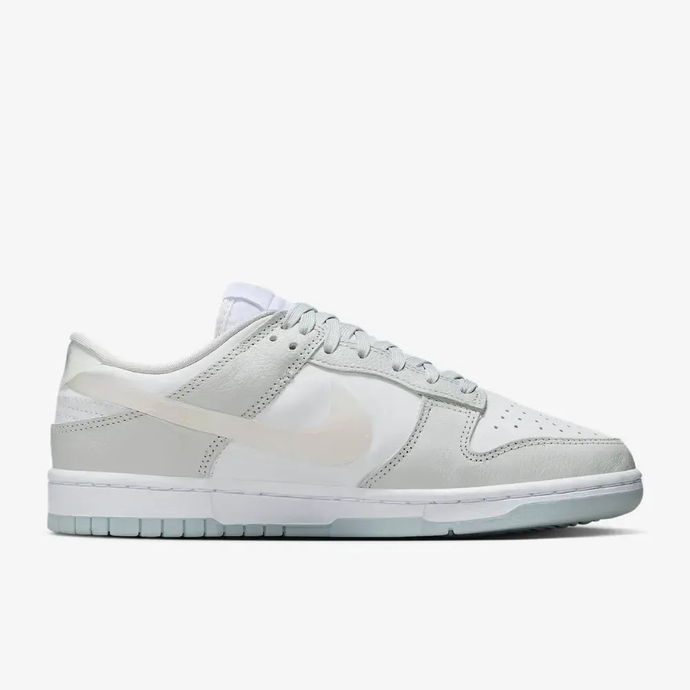 NK Dunk Low - Iridescent Swoosh Photon Dust White Blue Ice MultiColour