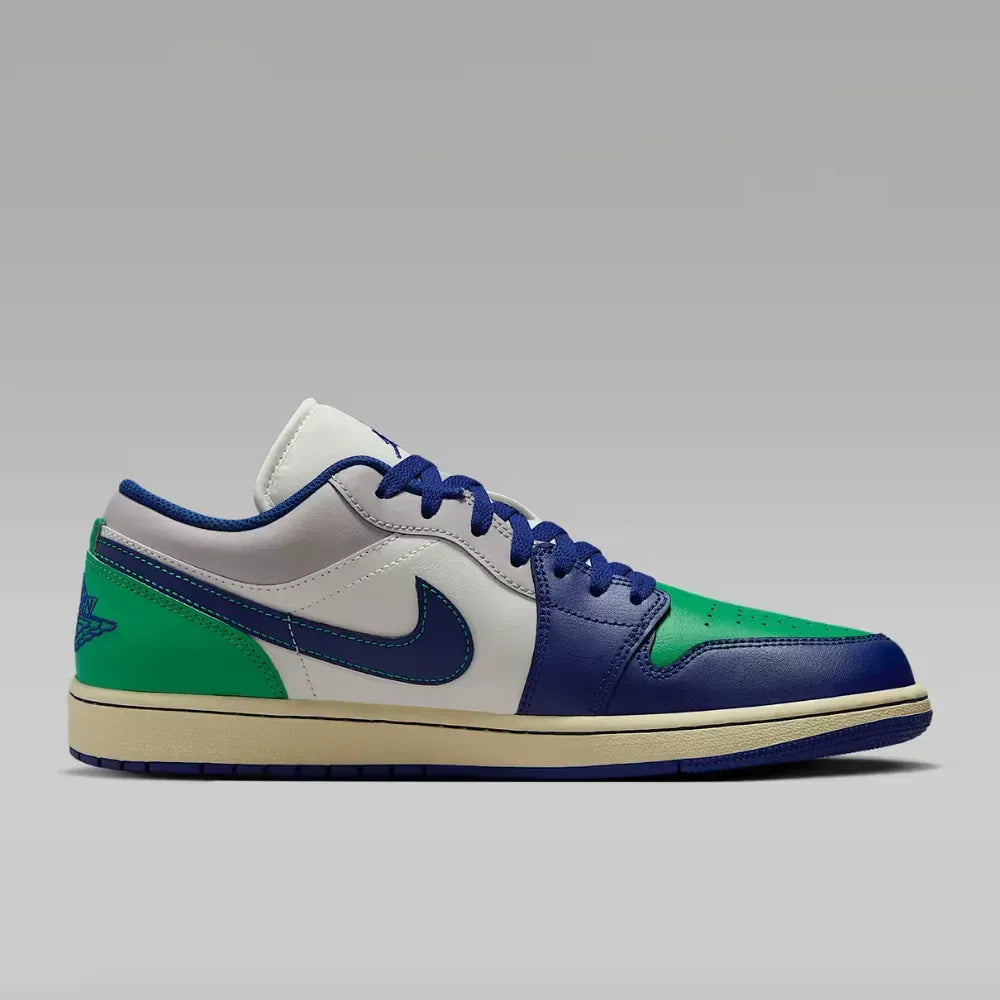 AJ 1 Low Sail Stadium Green Neutral Grey Deep Royal Blue