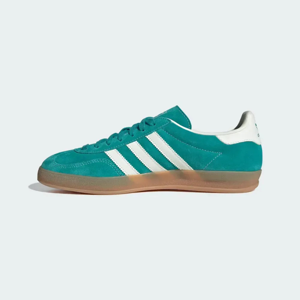 Ad Gazelle Indoor - Pure Teal/Off White/Gold Metallic