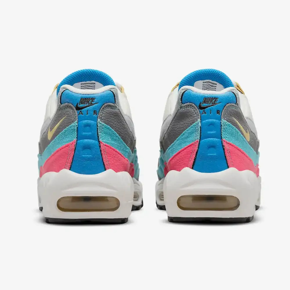 NK Air Max 95 Air Sprung Grey Aqua Pink
