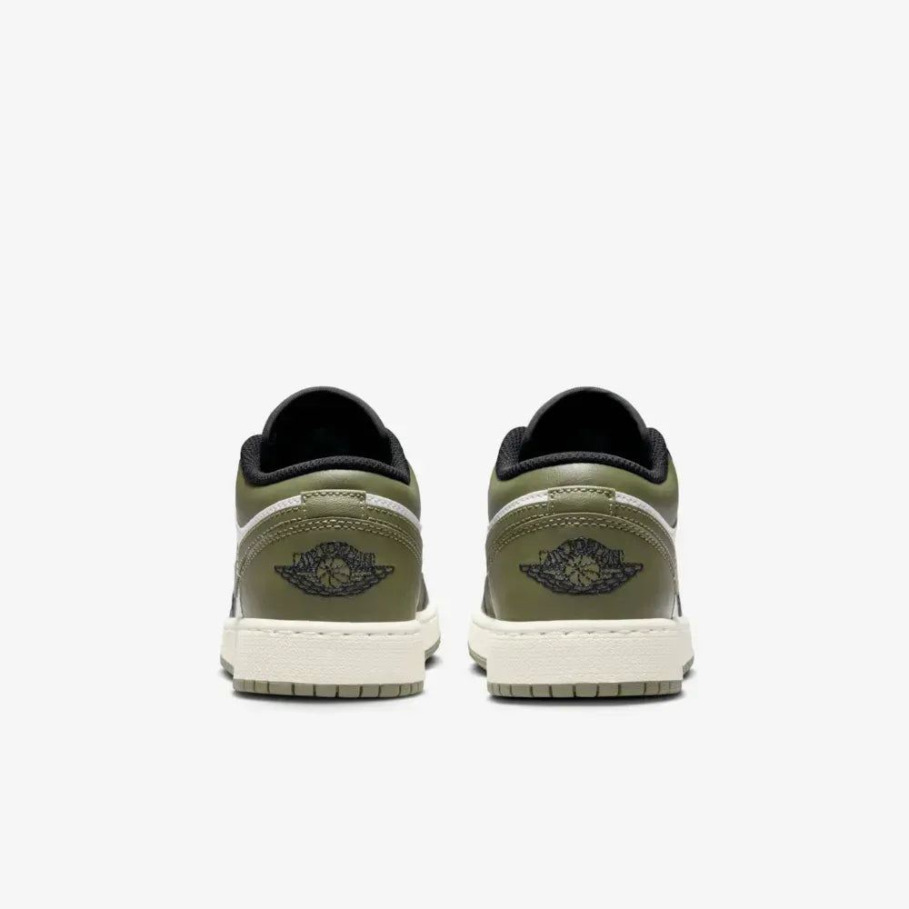 AJ 1 Low GS Black Toe Medium Olive