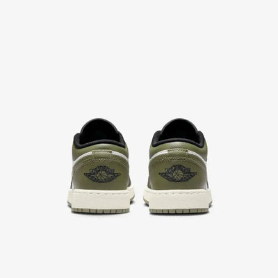 AJ 1 Low GS Black Toe Medium Olive
