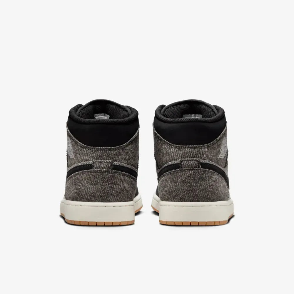 AJ 1 Mid SE Black Denim