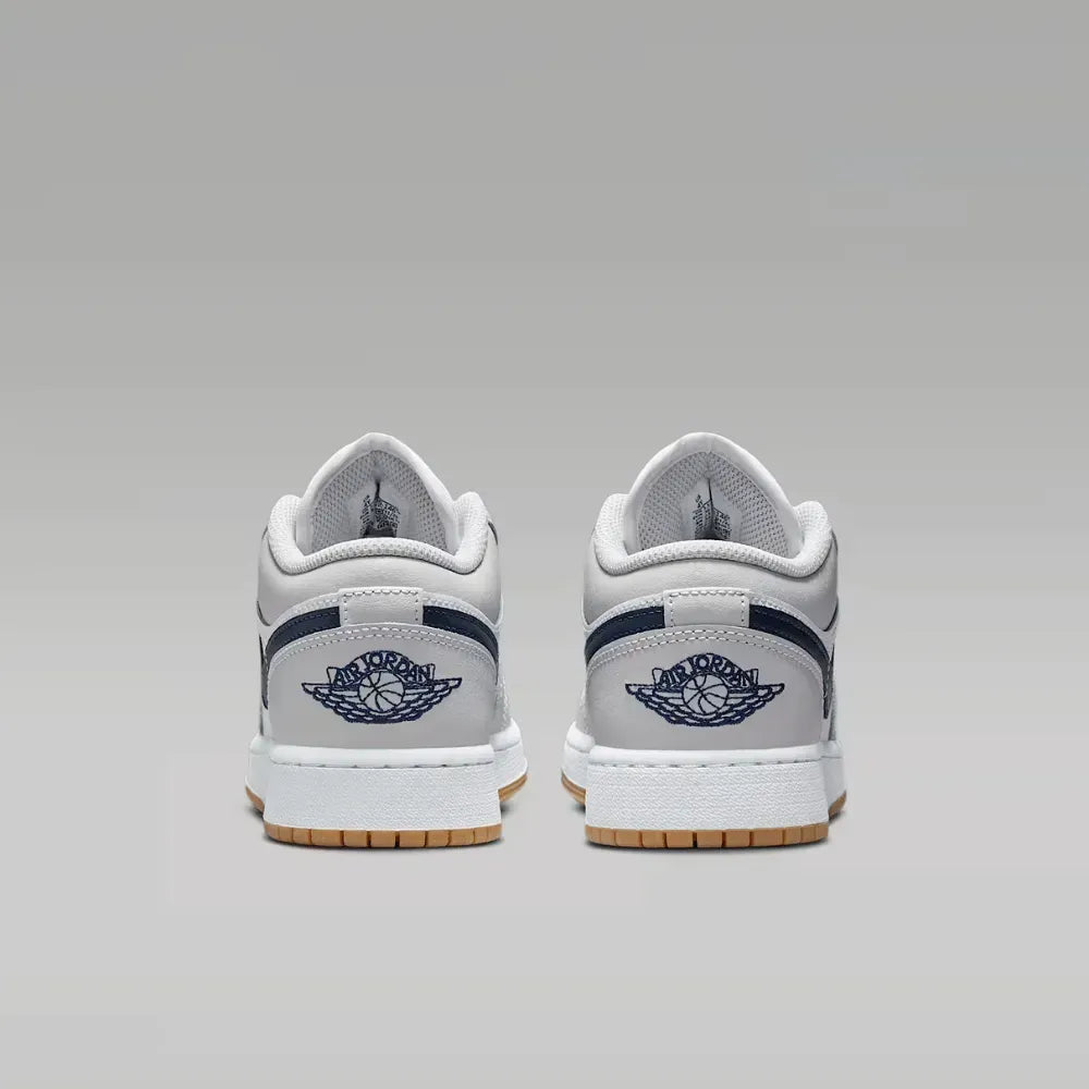 AJ 1 Low GS White Neutral Grey Midnight Navy