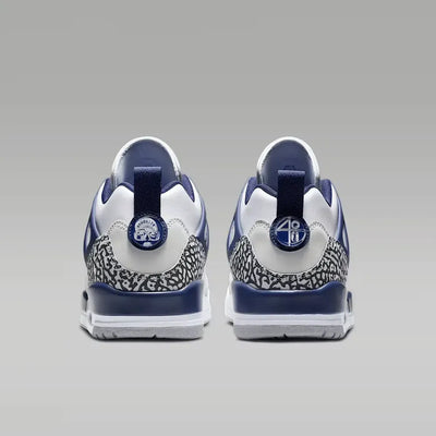 AJ Spizike Low White Neutral Grey Midnight Navy