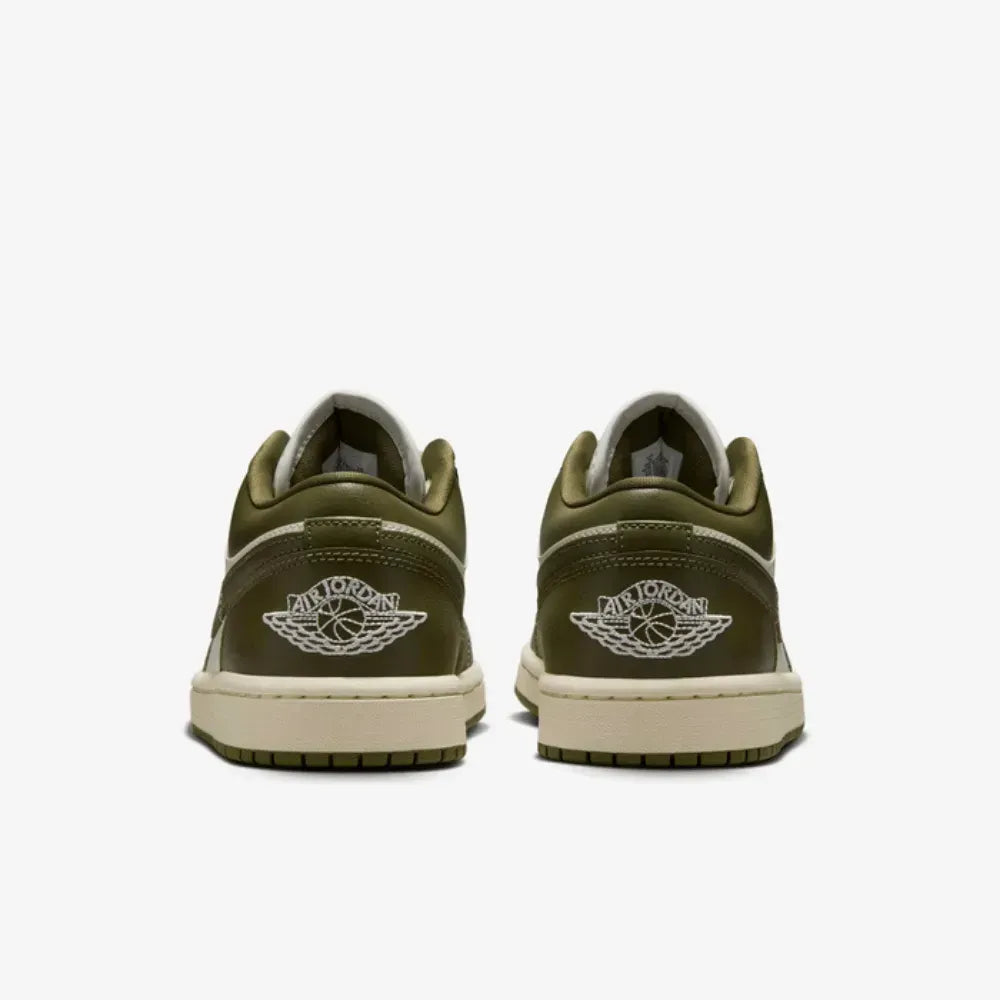 AJ 1 Low Sail Coconut Milk Medium Olive