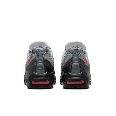 NK Air Max 95 Smoke Grey Track Red