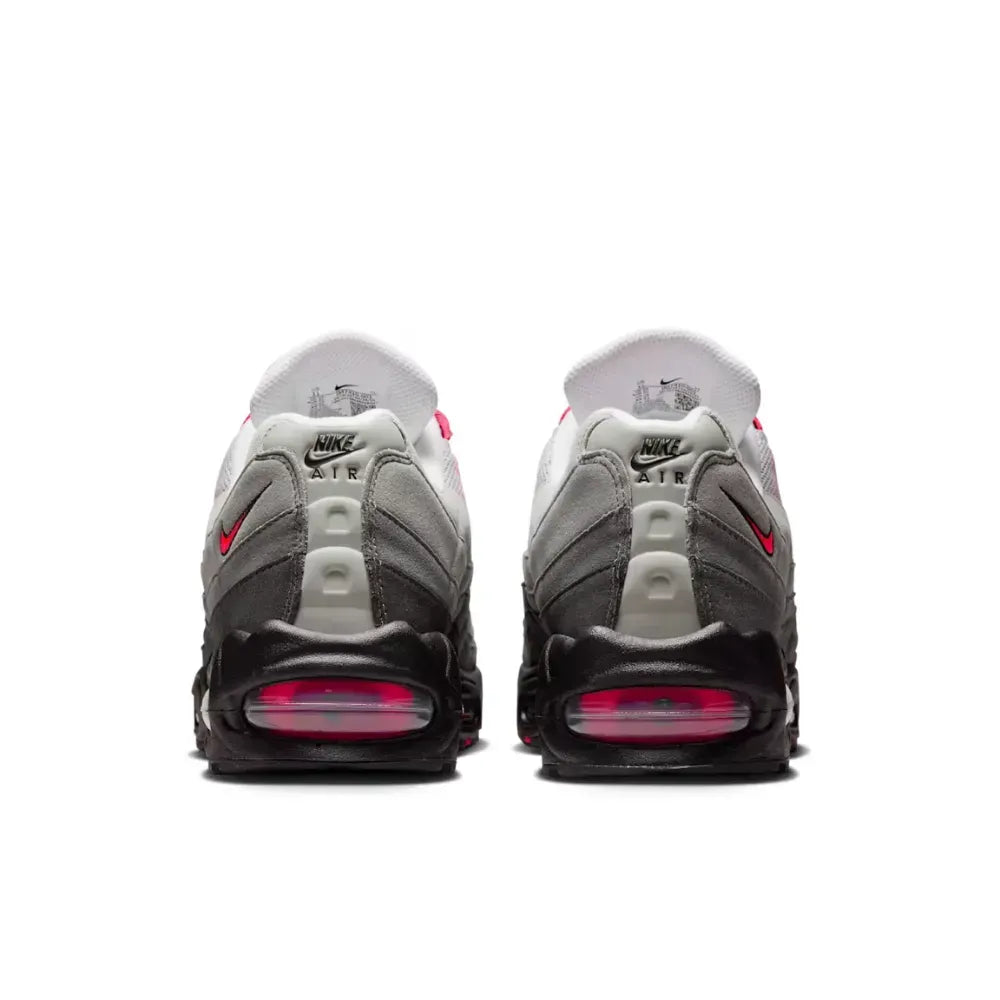 NK Air Max 95 Medium Ash Solar Red