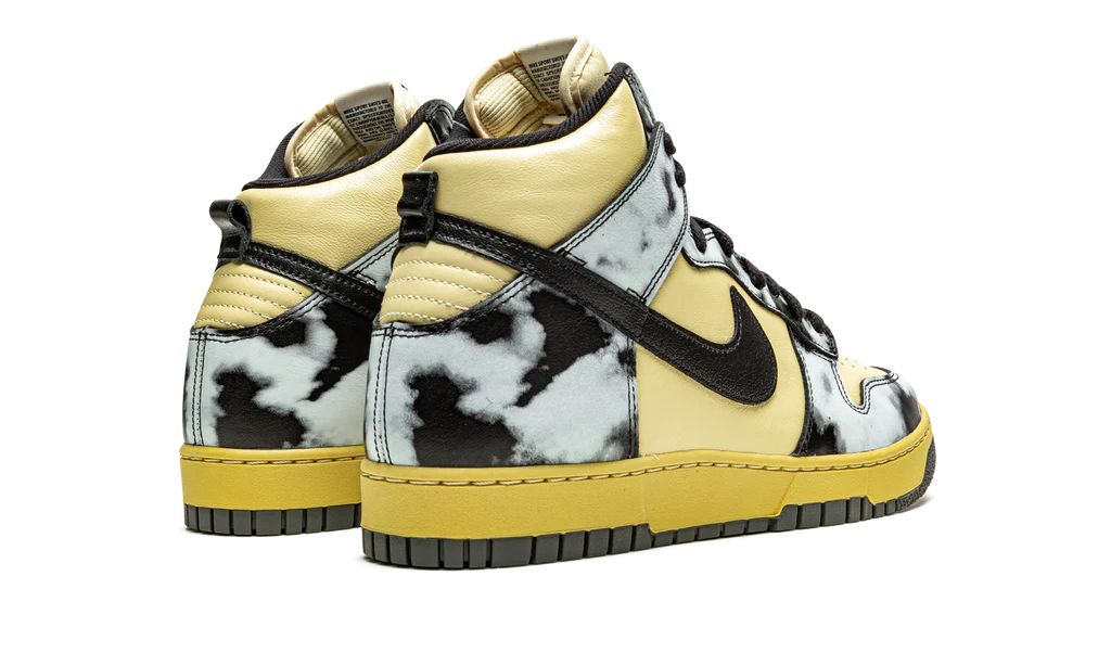 NK Dunk High Black Acid Wash