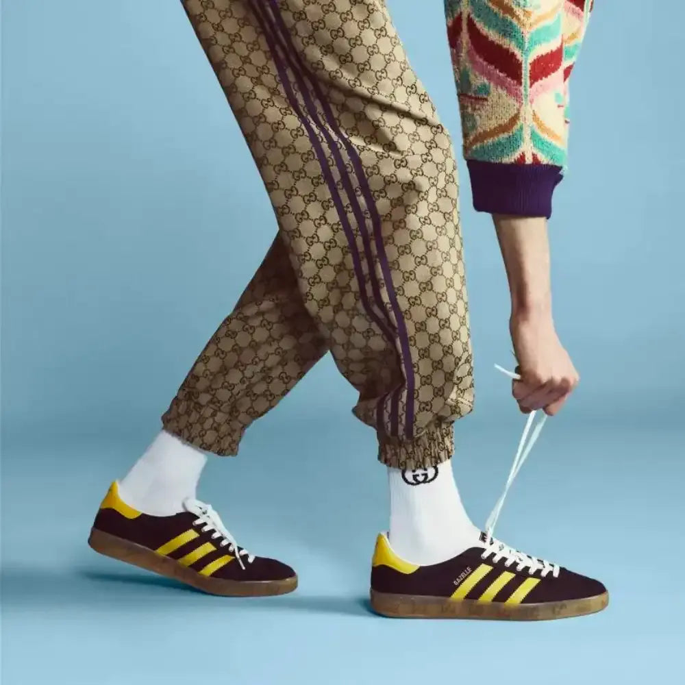 Ad x GC Gazelle GG Canvas - Black/Yellow