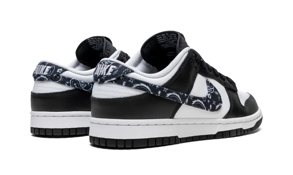 NK Dunk Low Black Paisley