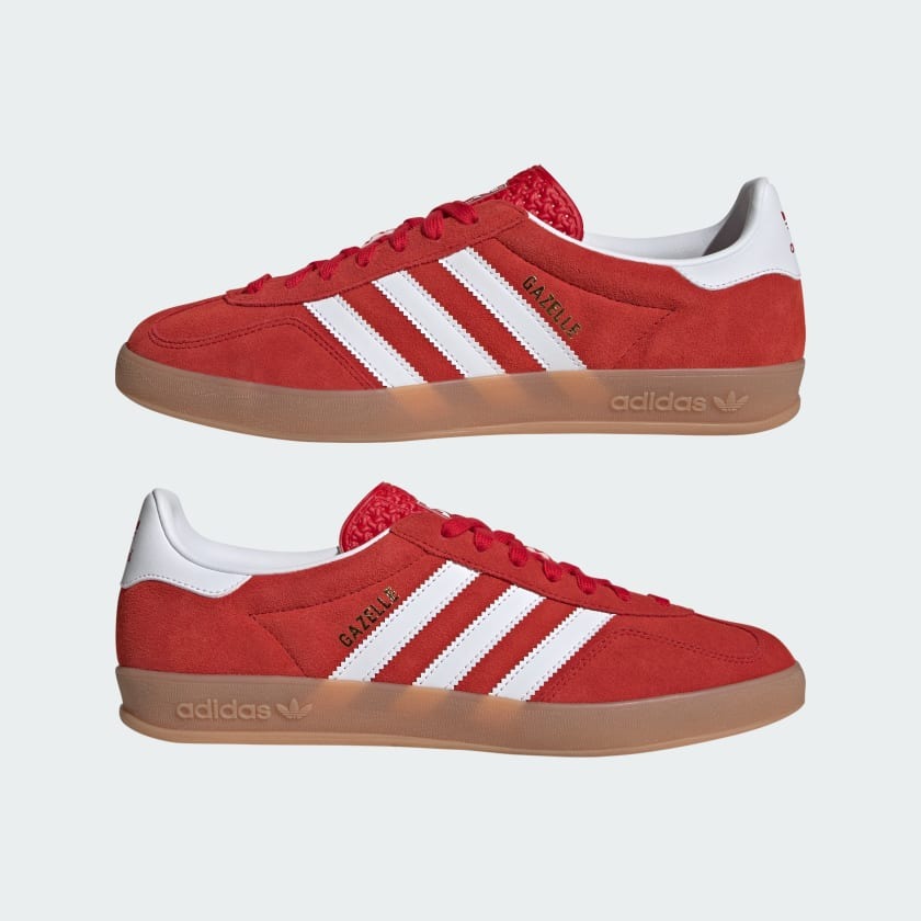 Ad Gazelle Indoor - Better Scarlet/Cloud White/Gum