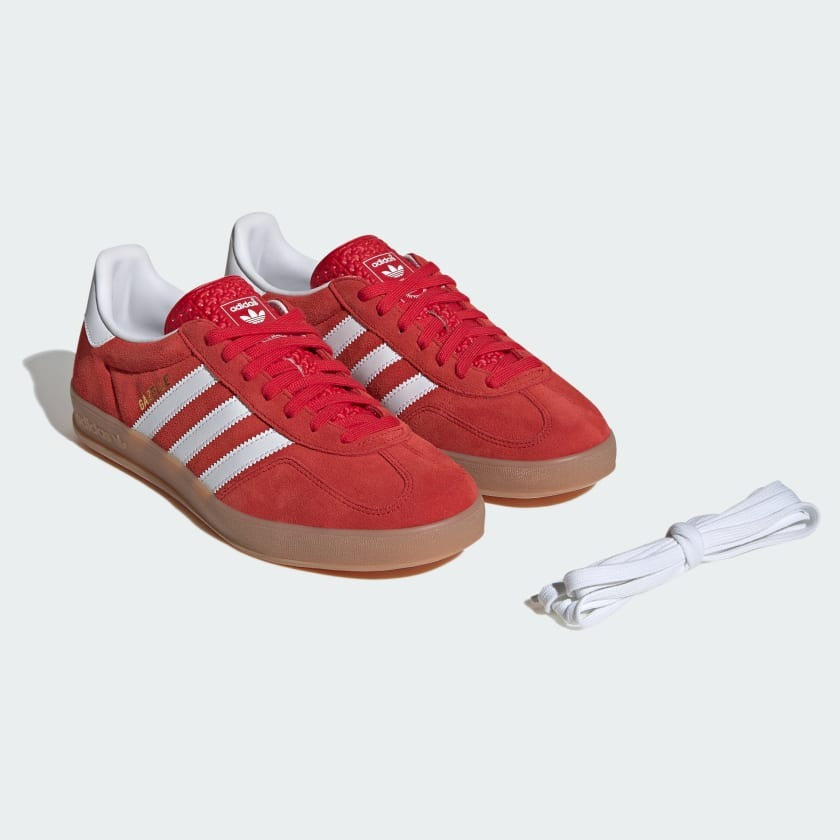 Ad Gazelle Indoor - Better Scarlet/Cloud White/Gum