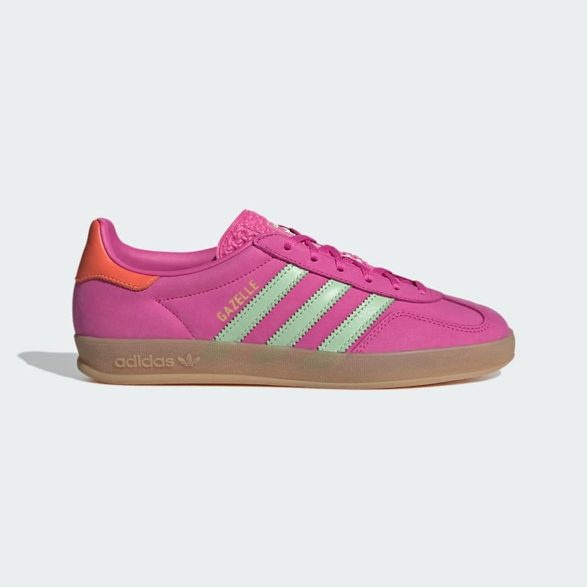 Ad Gazelle Indoor - Semi Lucid Fuchsia/Semi Green Spark/Signal Coral