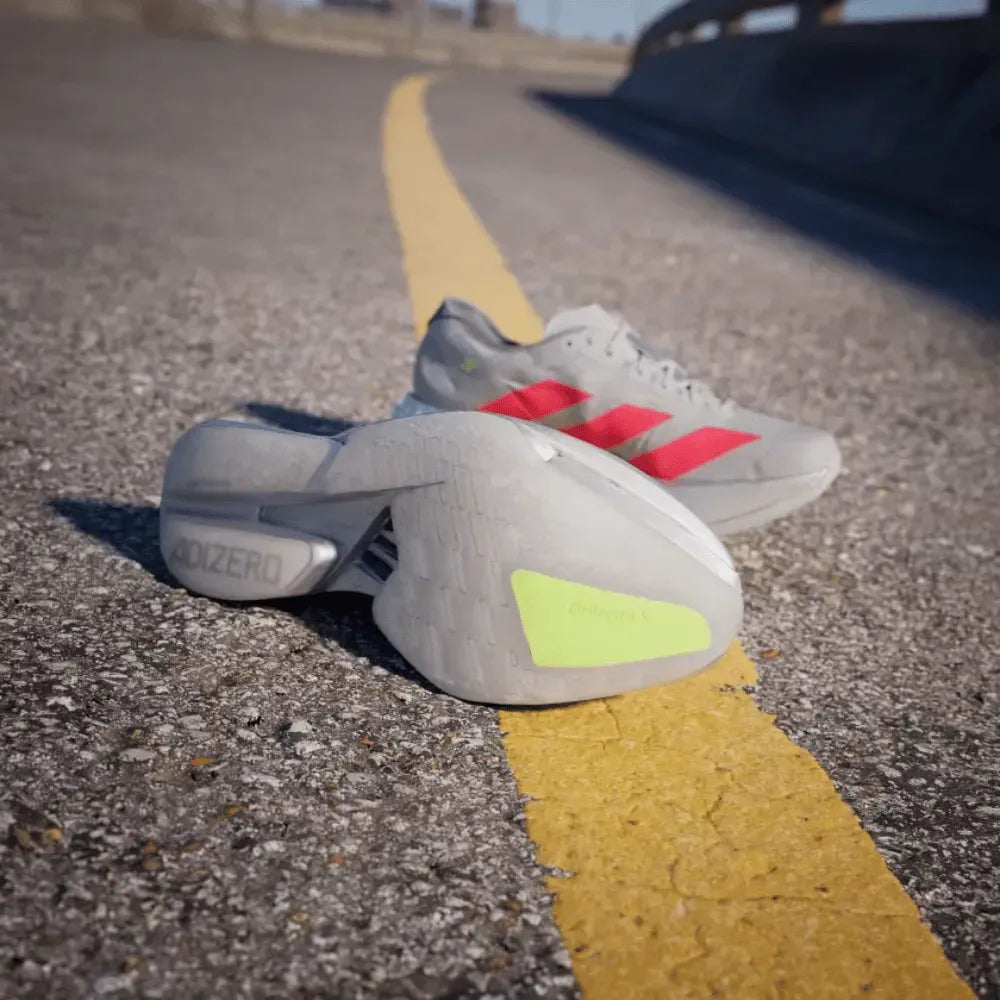 Ad Adizero Adios Pro 4 Grey Two Lucid Red