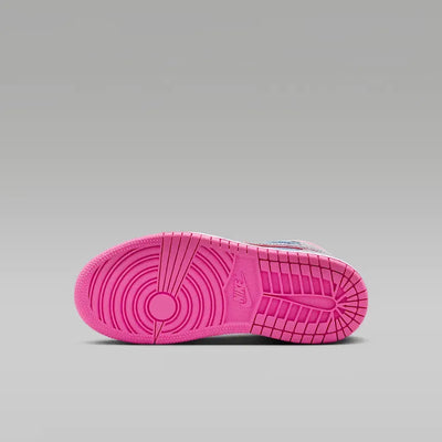 AJ 1 Mid SE GS Cobalt Bliss White Pink Glow