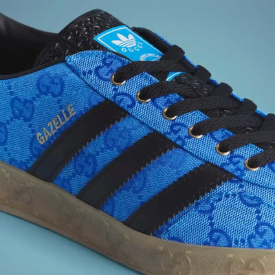 Ad x GC Gazelle GG Canvas - Blue/Black