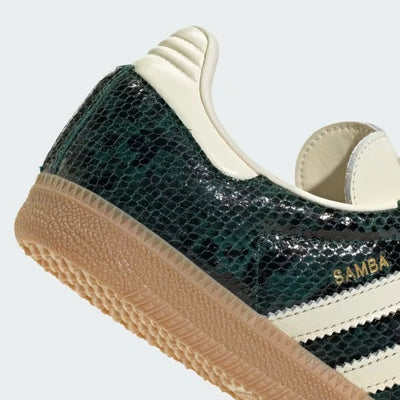Ad Samba OG Snakeskin Dark Green