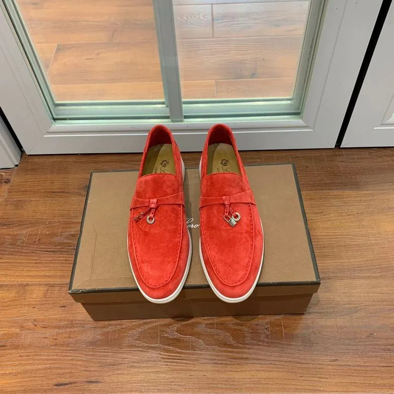 LRP Summer Walk Loafers – Suede Red