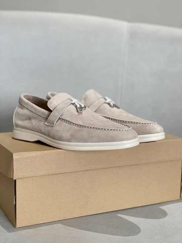 LRP Summer Walk Loafers – Light Beige Suede