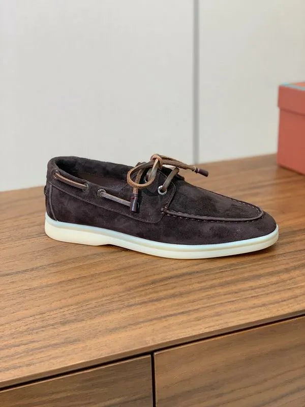 LRP Summer Walk Boat Shoes – Dark Brown Suede