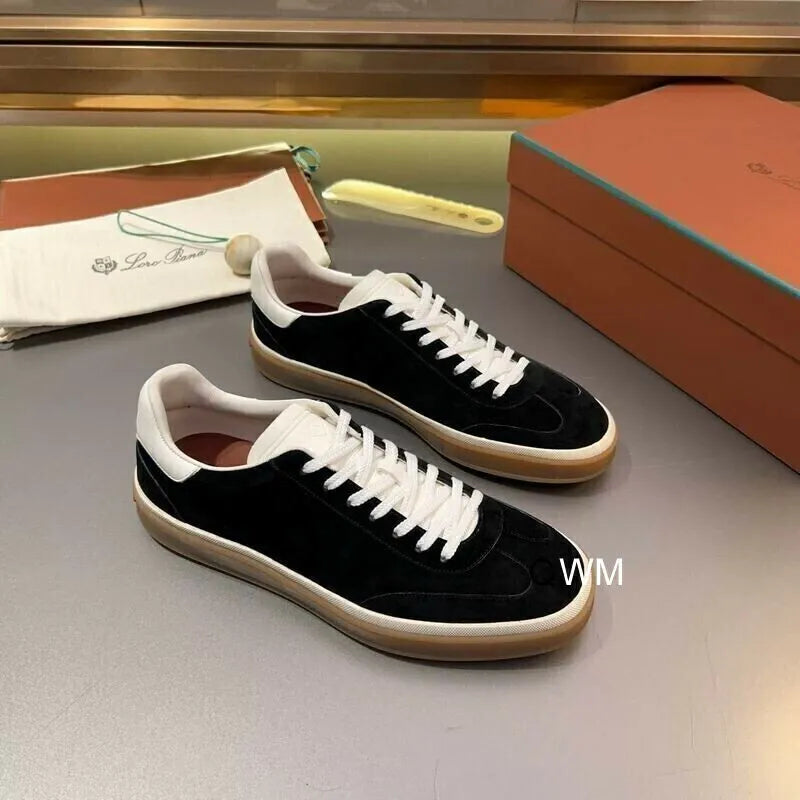 LRP Nuages Sneakers – Black & White Suede