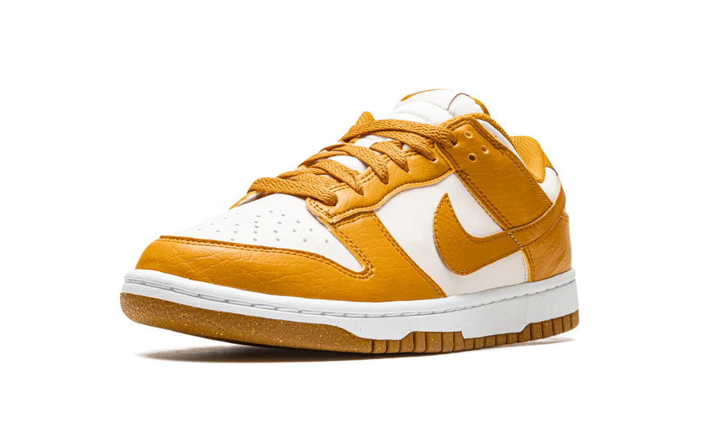 NK Dunk Low Next Nature Phantom Gold Suede